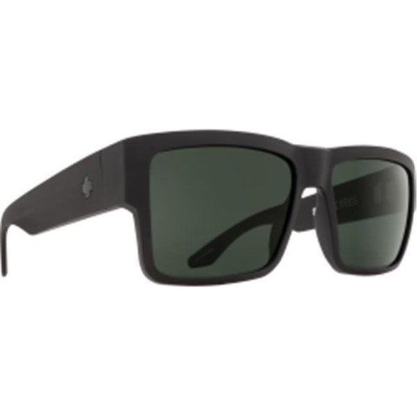 Spy SPY SPO673180374863 Optic Cyrus Sunglasses; Matte Black Frame with HD Plus Gray Green Lens SPO673180374863